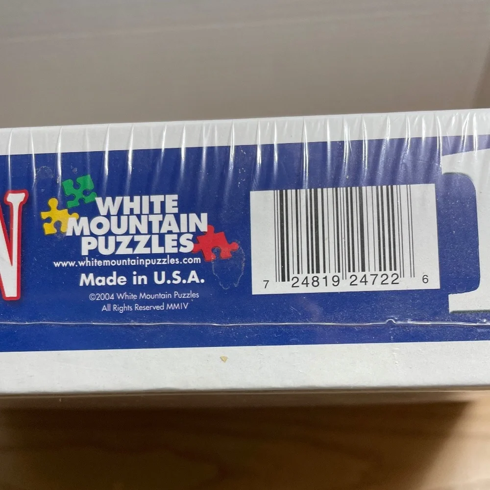 Vtg Baseball Hall Of Fame Cooperstown NY White Mountain Puzzles #18 1000 Pc Gift